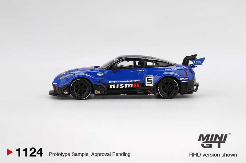 Mini Gt  1/64 NİSSAN LB SILHOUETTE WORKS GT 35 GTR  BLUE
