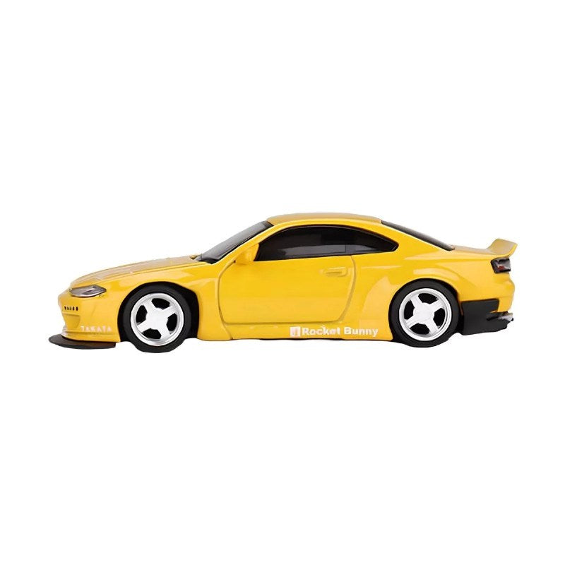 Mini Gt 1/64 NISSAN SILVIA ROCKET BUNNY YELLOW
