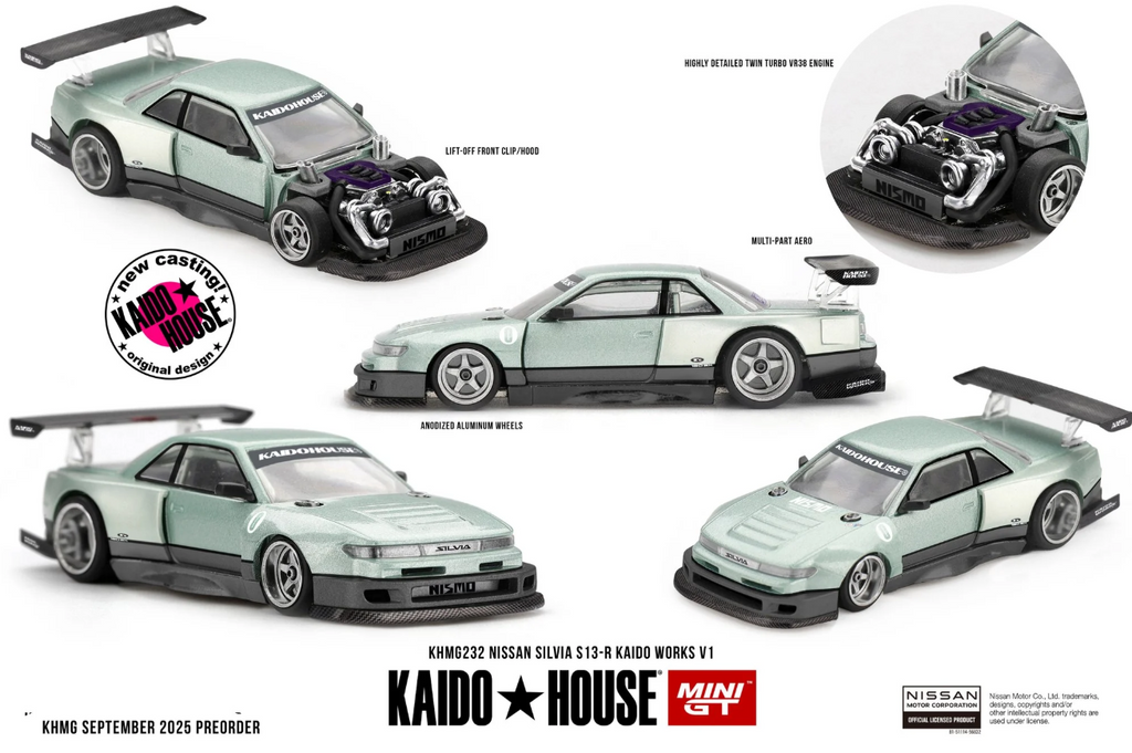 Mini GT 1/64 NISSAN SILVIA S13 R KAIDO WORKS V1