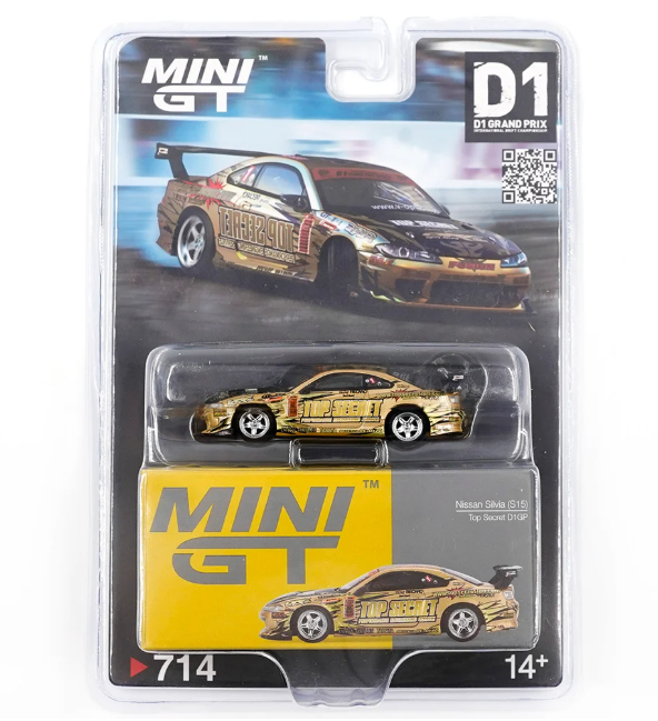 Mini GT 1/64 NISSAN SILVIA S15 TOP SECRET D1GP
