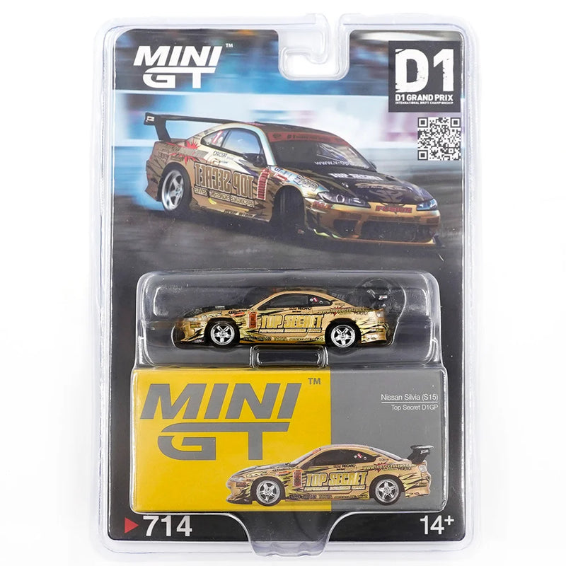 Mini GT 1/64 NISSAN SILVIA S15 TOP SECRET D1GP