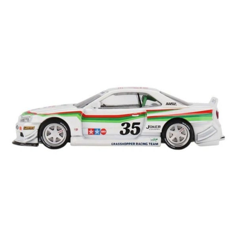 Mini GT 1/64 NISSAN SKYLINE GT R R34 THE GRASSHOPPER