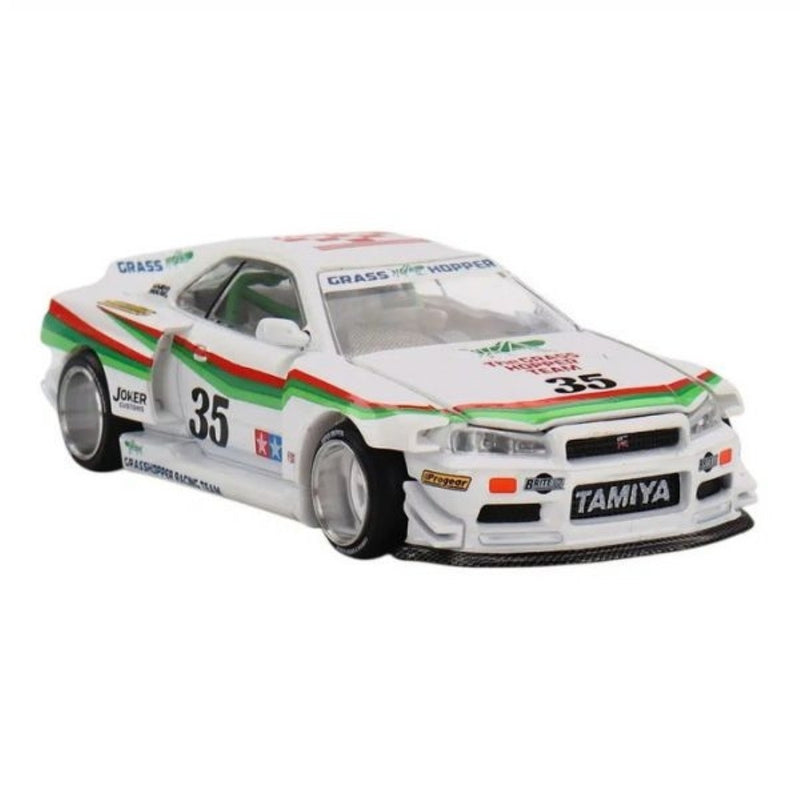 Mini GT 1/64 NISSAN SKYLINE GT R R34 THE GRASSHOPPER