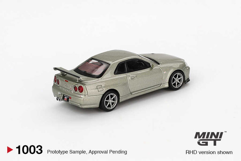 Mini GT 1/64 NISSAN SKYLINE GT R R34 VSPEC II NUR MILENIUM