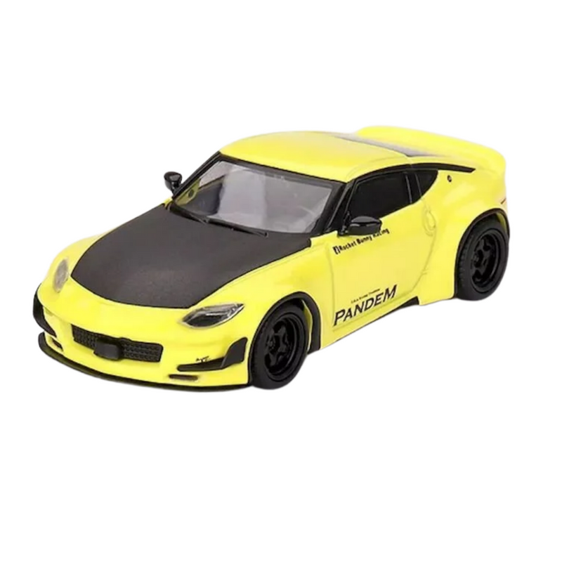 Mini GT 1/64 Nissan Z Pandem Ikazuchi Yellow