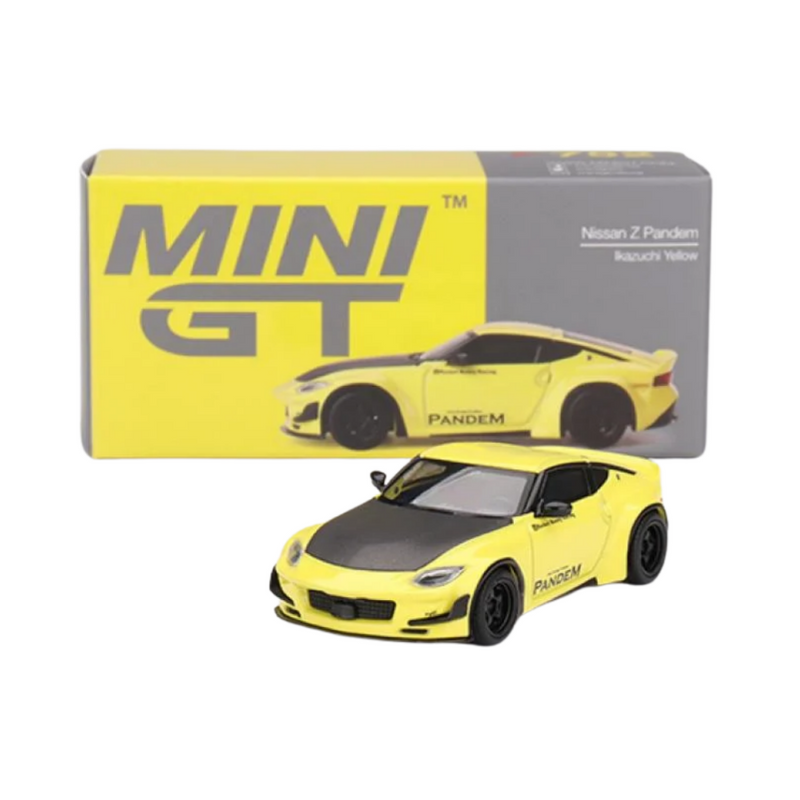 Mini GT 1/64 Nissan Z Pandem Ikazuchi Yellow