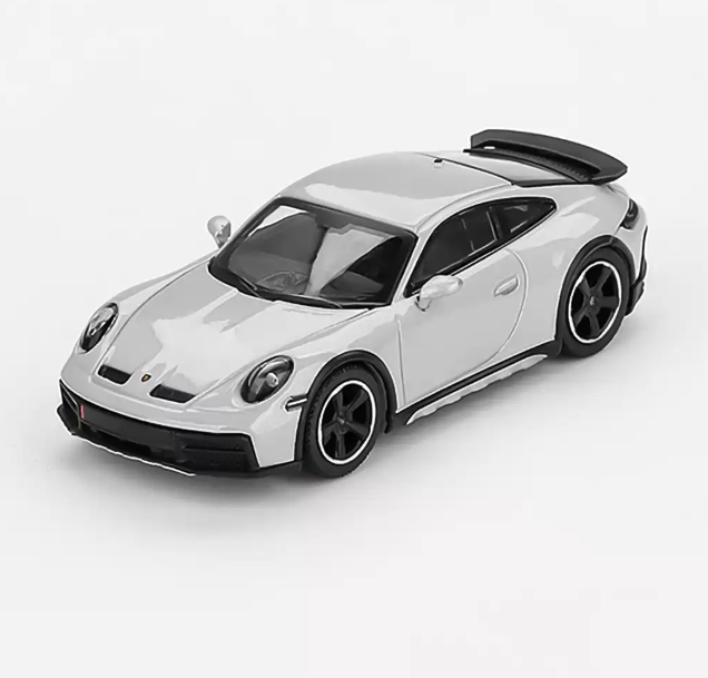 Mini GT 1/64 PORSCHE 911 DAKAR ICE GRAY METALLIC