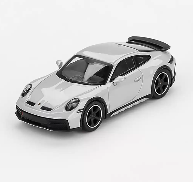 Mini GT 1/64 PORSCHE 911 DAKAR ICE GRAY METALLIC