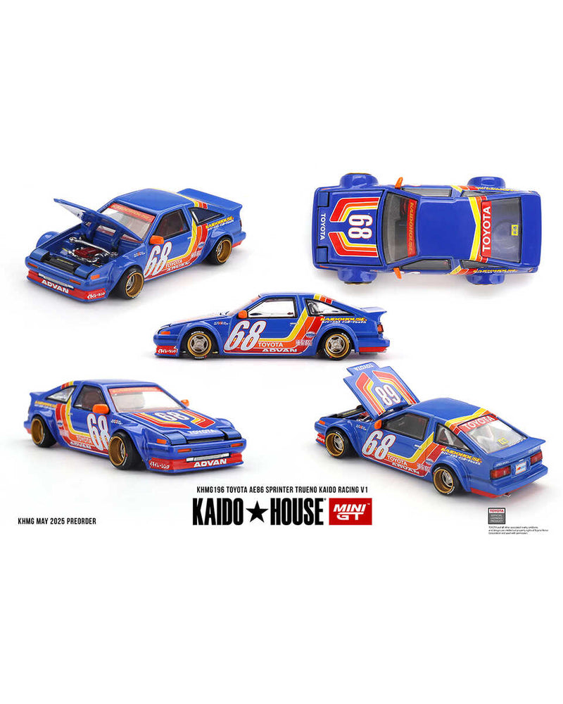 Mini GT 1/64 TOYOTA AE86 SPRINTER TRUENO KAIDO RACING V1
