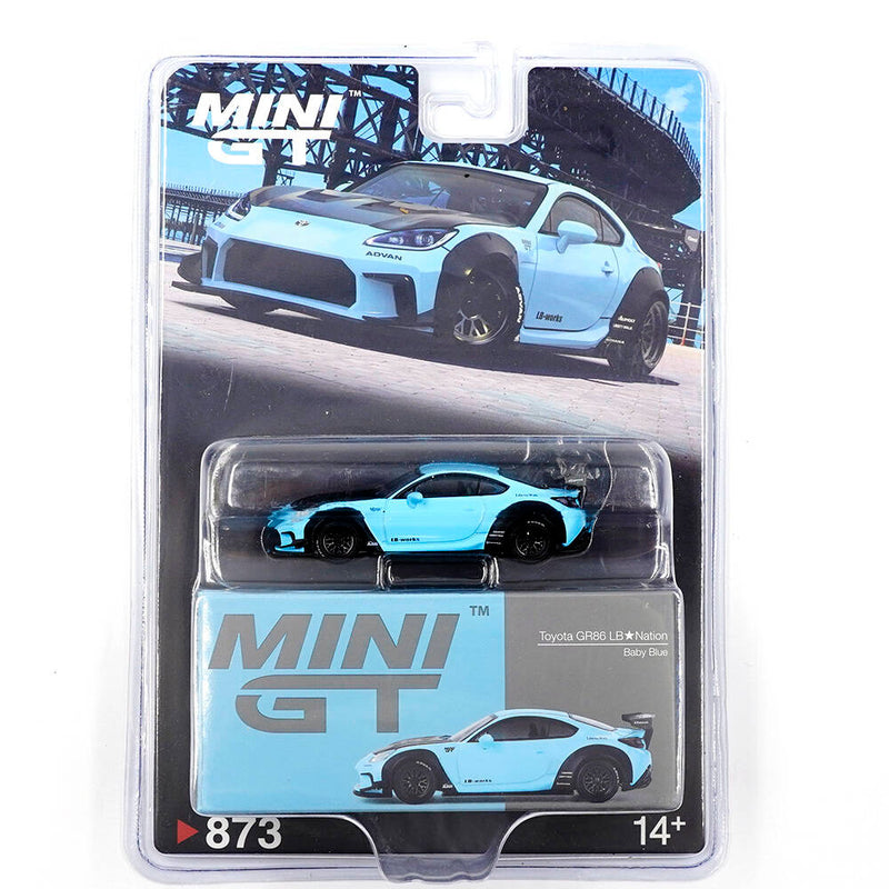 Mini GT 1/64 TOYOTA GR86 LB NATION BABY BLUE
