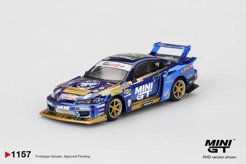 Mini Gt  1/64LB NISSAN SILVIA TEAM LIBERTY WALK FORMULA DRI