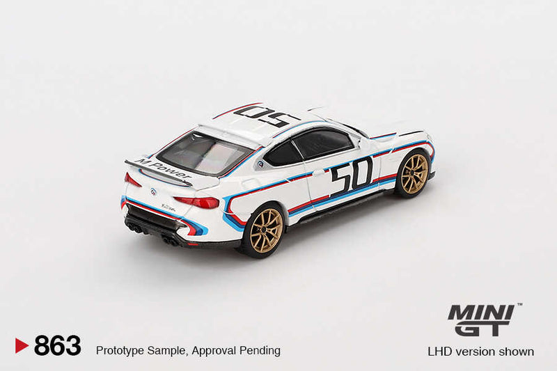 Mini GT1/64 BMW 3 CSL WHITE
