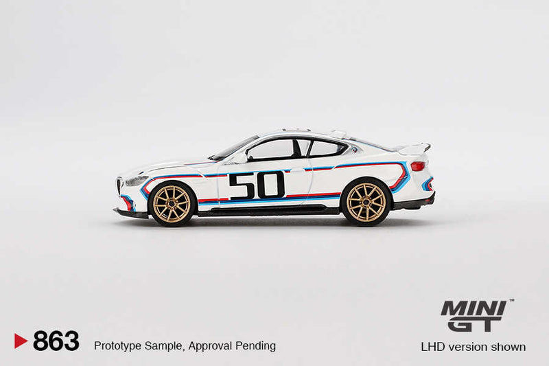 Mini GT1/64 BMW 3 CSL WHITE
