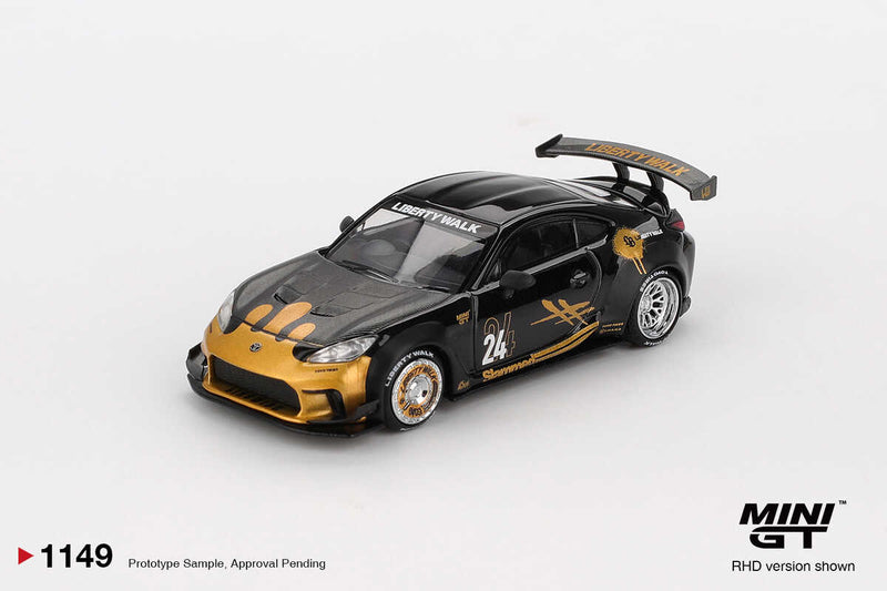 Mini GT1/64 TOYOTA GR86 LB NATION BLACK GOLD
