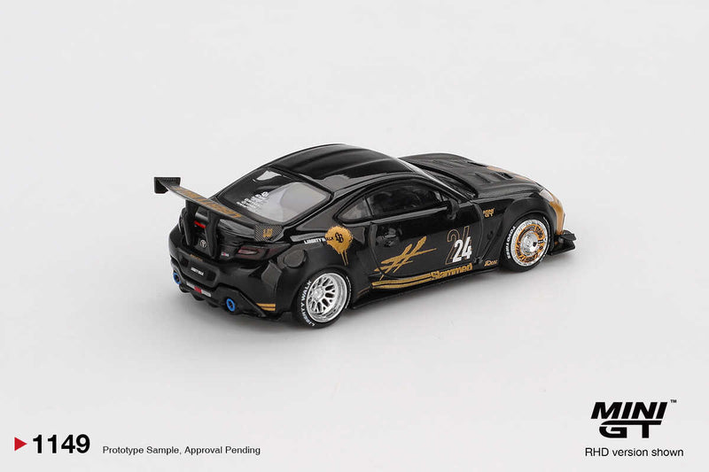 Mini GT1/64 TOYOTA GR86 LB NATION BLACK GOLD