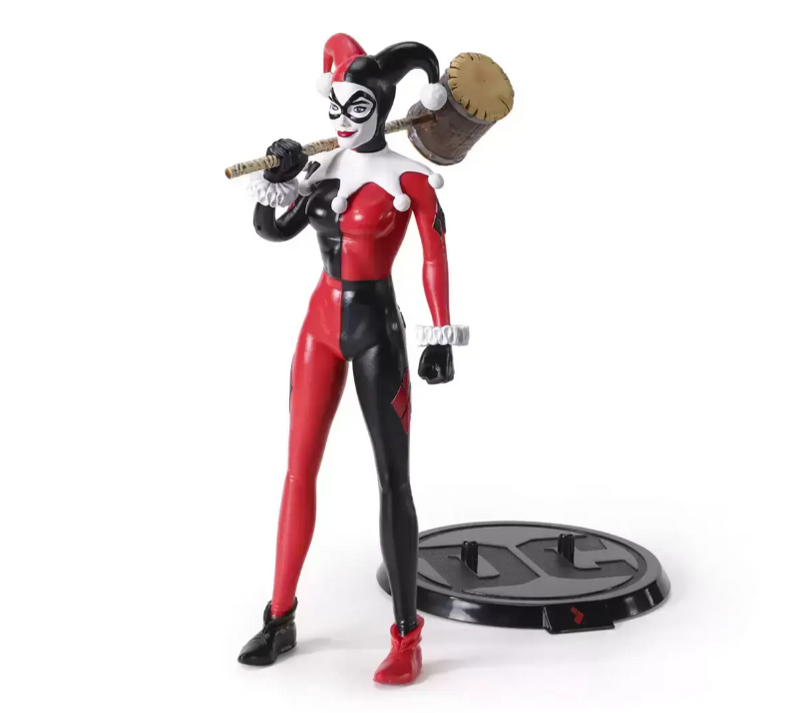 Noble Collection- Bendyfigs DC Harley Quinn- Jester