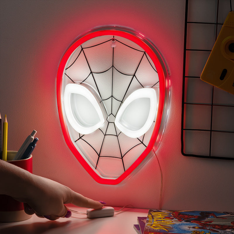 Paladone Spiderman Maske Duvar Tipi Led Neon Lamba