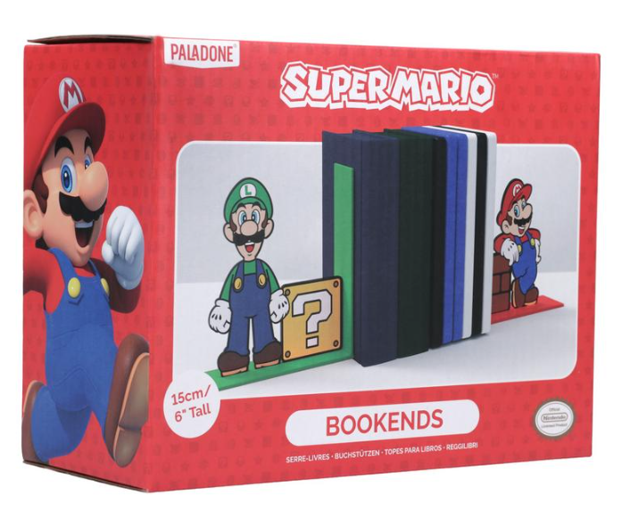 Paladone Super Mario Bookends