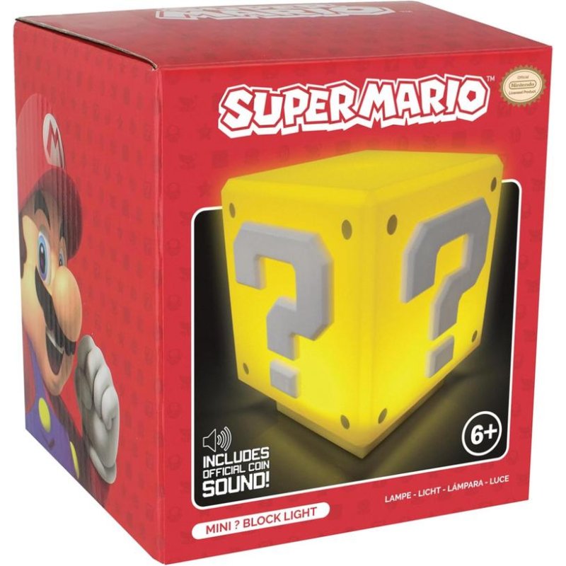 Paladone Super Mario Mini Question Block Lamba