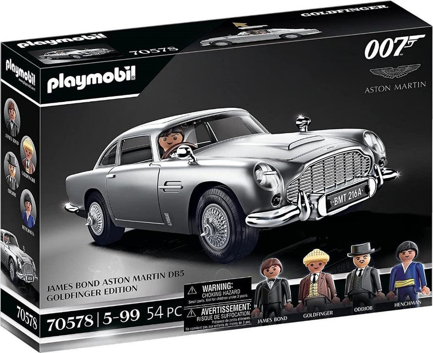 Playmobil - James Bond Aston Martin DB5 - Goldfinger Edition 54 Pieces