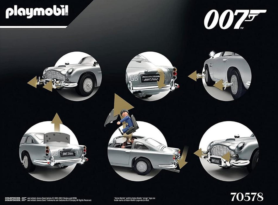 Playmobil - James Bond Aston Martin DB5 - Goldfinger Edition 54 Pieces