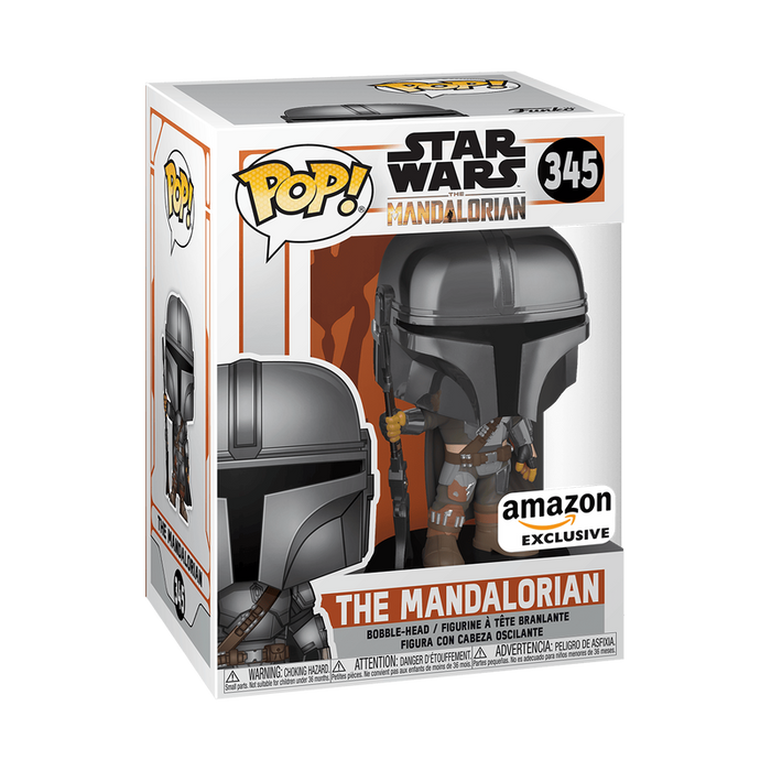 Funko Pop Figure: Star Wars: Mandalorian - The Mandalorian Chrome