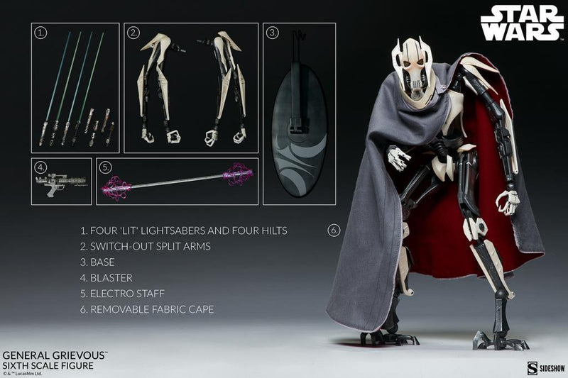 Sideshow- General Grievous 1/6 Ölçekli Figürü