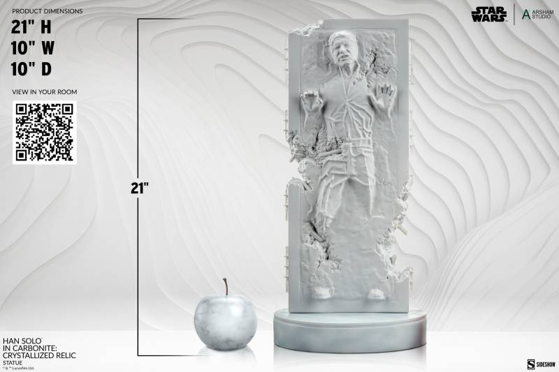Sideshow- Han Carbonite Kristalleşmiş Kalıntı Heykeli