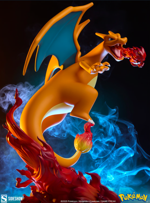 Sideshow- Pokémon Charizard Statues