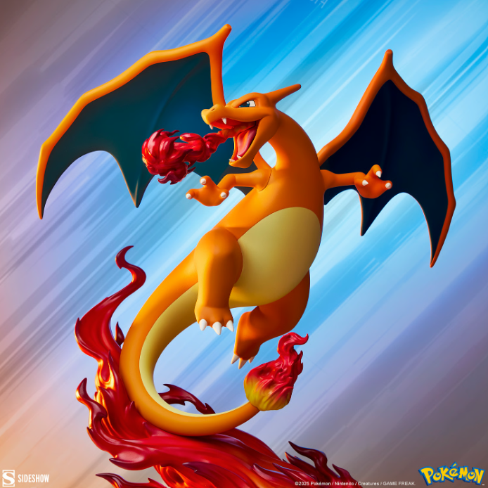 Sideshow- Pokémon Charizard Statues
