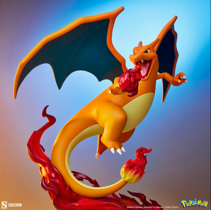 Sideshow- Pokémon Charizard Statues