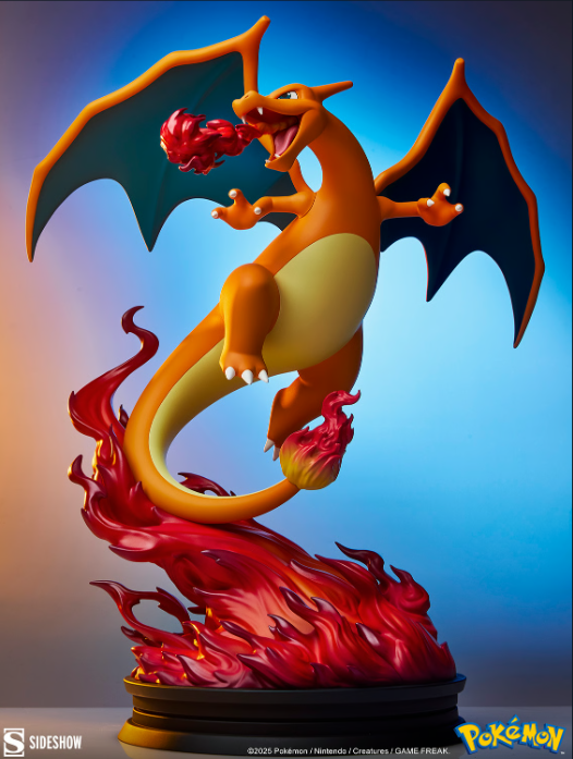 Sideshow- Pokémon Charizard Statues