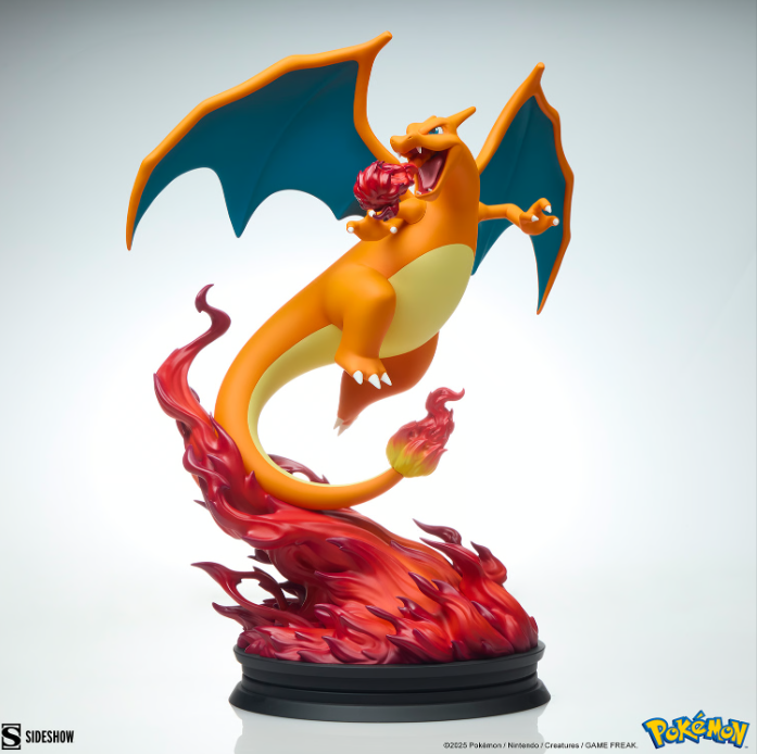 Sideshow- Pokémon Charizard Statues
