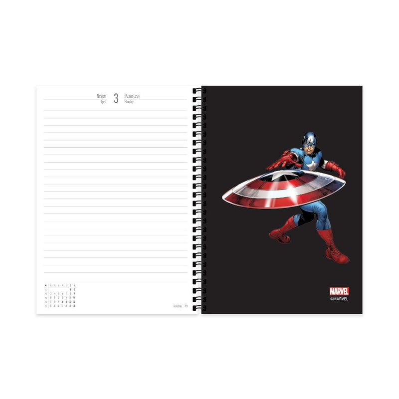 Siyah Marvel Ajanda 2023 Türkçe (Lisanslı)