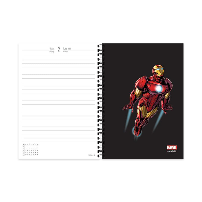 Siyah Marvel Ajanda 2023 Türkçe (Lisanslı)