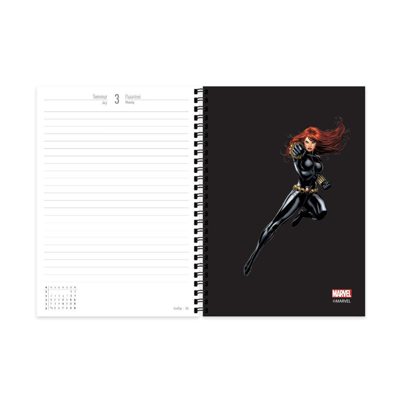 Siyah Marvel Ajanda 2023 Türkçe (Lisanslı)