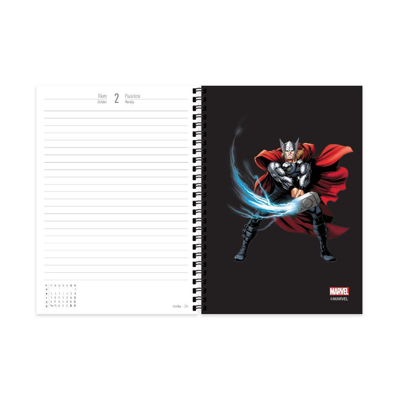 Siyah Marvel Ajanda 2023 Türkçe (Lisanslı)