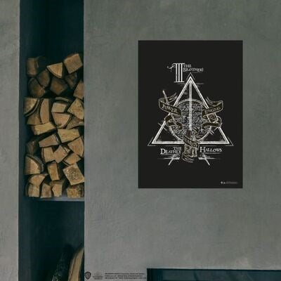 Wizarding World Harry Potter Deathly Hollows Three Brothers Poster 50X70 cm