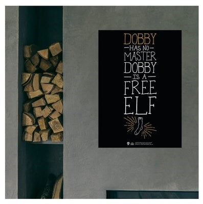 Wizarding World - Harry Potter Poster - Dobby Typographic B. 