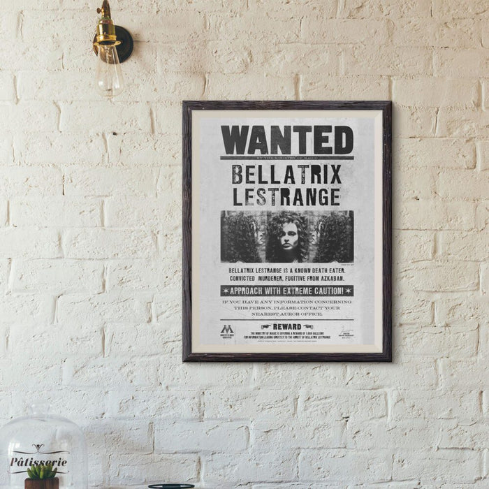 Wizarding World Harry Potter Poster Wanted, Bellatrix Lestrange B.