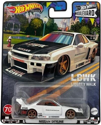 Hot Wheels Premium LB-ER34 Super Silhouette Nissan skyline 1:64